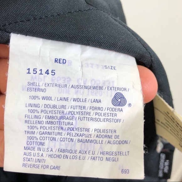 Vintage Woolrich Wool Duffle Coat Sz L - Picture 14 of 16